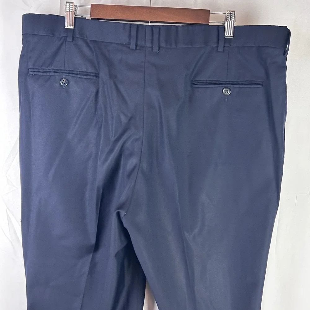 Brooks Brothers Golden Fleece Loro Piana Super 160s Wool Pants Blue Mens 40 x 29